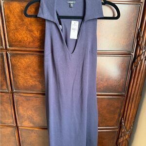 Express Navy Blue Sleeveless Tennis Dress